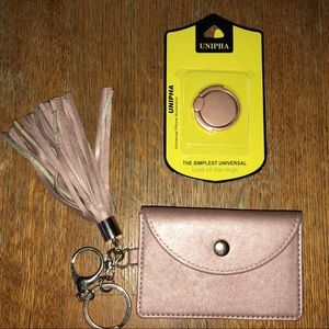 Rose gold accessories